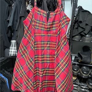 Torrid x Betsey Johnson Midi Plaid Dress